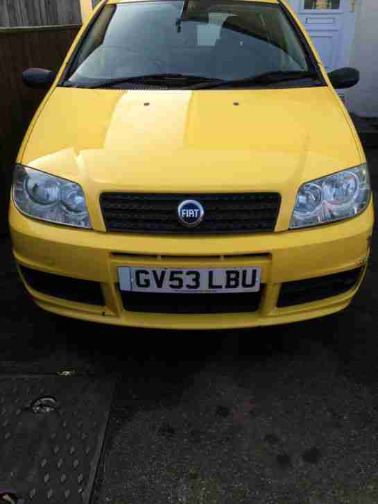 2004 PUNTO ACTIVE SPORT 16V YELLOW