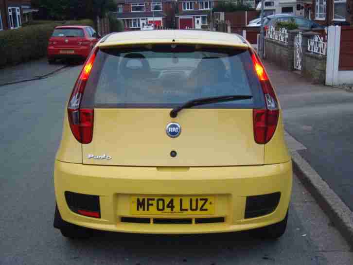 2004 FIAT PUNTO ACTIVE SPORT 8V YELLOW
