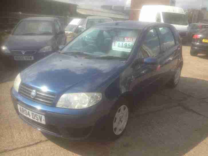 2004 FIAT PUNTO DYNAMIC 8V BLUE NEW SERVICE .WARRANTY AVAILABLE