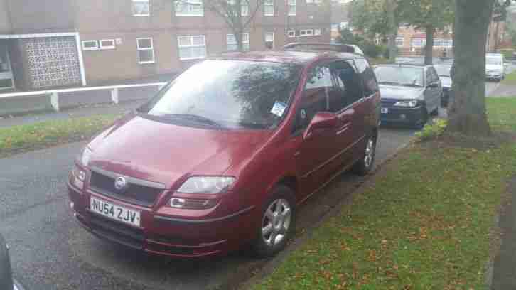 2004 FIAT ULYSSE ELEGANZA JTD 16V RED