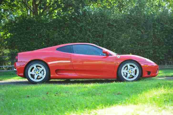 2004 Ferrari 360 Modena F1 LHD 49300 miles Rosso/Rosso interior Capristo exhaust