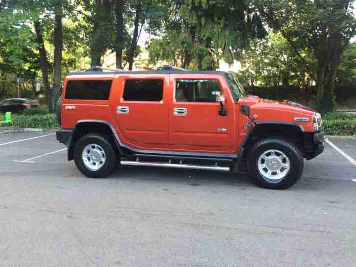 2004 HUMMER H2 6.0 AUTO BRONZE LPG/GAS LEATHER SEATS SAT/NAV