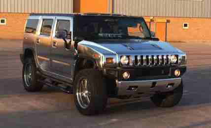 2004 HUMMER H2 CHROME WRAPPED 6.0L V8 PETROL 22 ALLOYS WITH SPINNERS