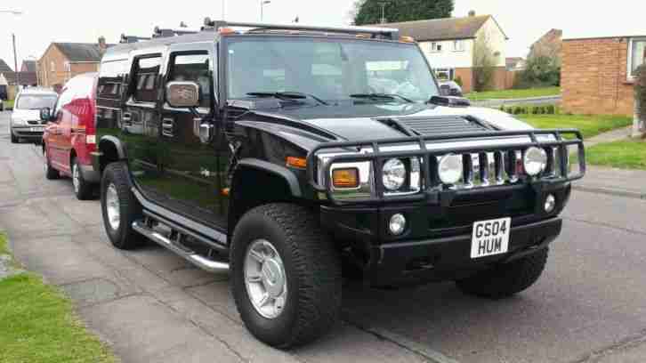 2004 HUMMER H2 IN BLACK AWD
