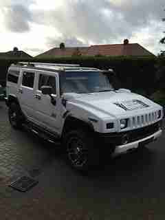 2004 HUMMER H2 WHITE. 20" ALLOYS, RARE COLOUR, LPG reduced last time then keep