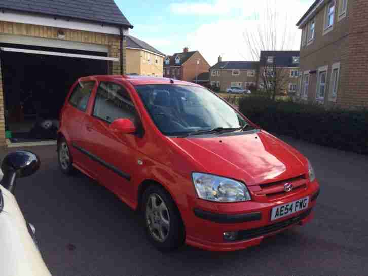 2004 HYUNDAI GETZ SPORT RED