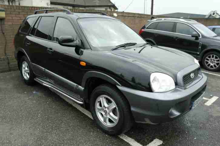 2004 HYUNDAI SANTA FE AUTO DIESEL MOT AND TAXED DRIVES LIKE A DREAM 4X4 JEEP