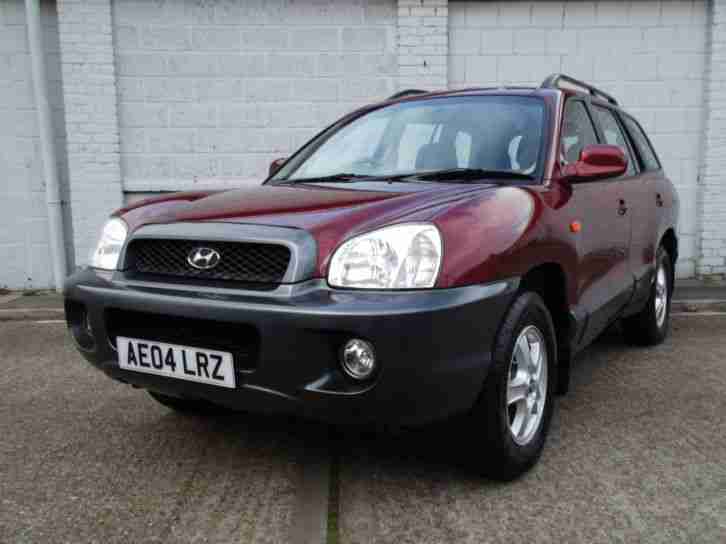 2004 HYUNDAI SANTA FE CRDT GSI 2.0 DIESEL 4X4, 12 MONTHS MOT, 3 MONTHS WARRANTY