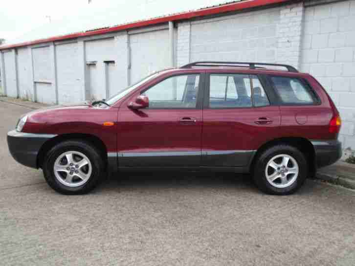 2004 HYUNDAI SANTA FE CRDT GSI 2.0 DIESEL 4X4, 12 MONTHS MOT, 3 MONTHS WARRANTY