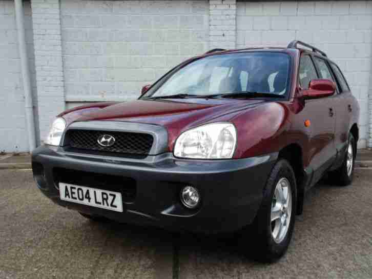 2004 HYUNDAI SANTA FE CRDT GSI 2.0 DIESEL 4X4, 12 MONTHS MOT, 3 MONTHS WARRANTY