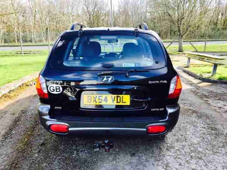 2004 HYUNDAI SANTA FE TD BLACK TURBO DIESEL 4X4 L@@K +++