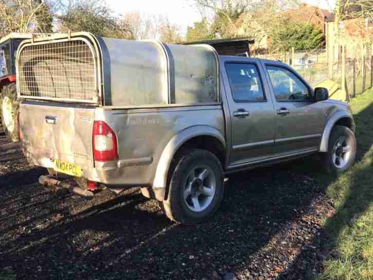 2004 Isuzu Rodeo 3.0 TD Double Cab Manual 4X4 4WD Ifor William Back - 135k Miles