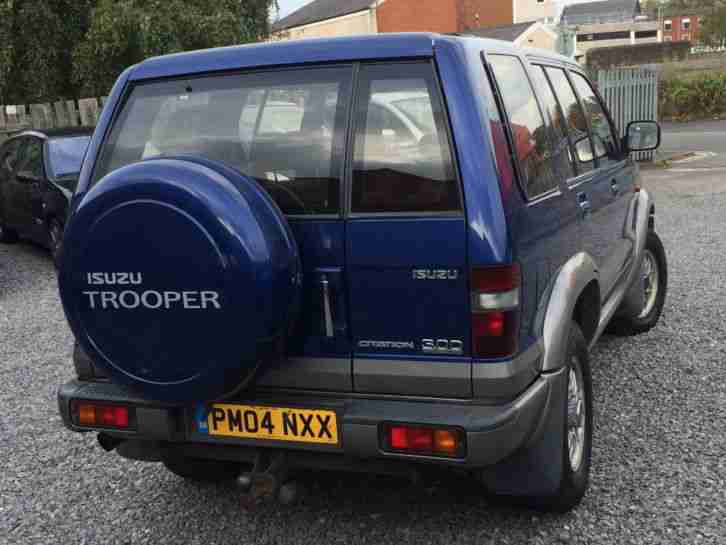 2004 Isuzu Trooper 3.0 TD Citation 4x4 5dr Blue/Grey