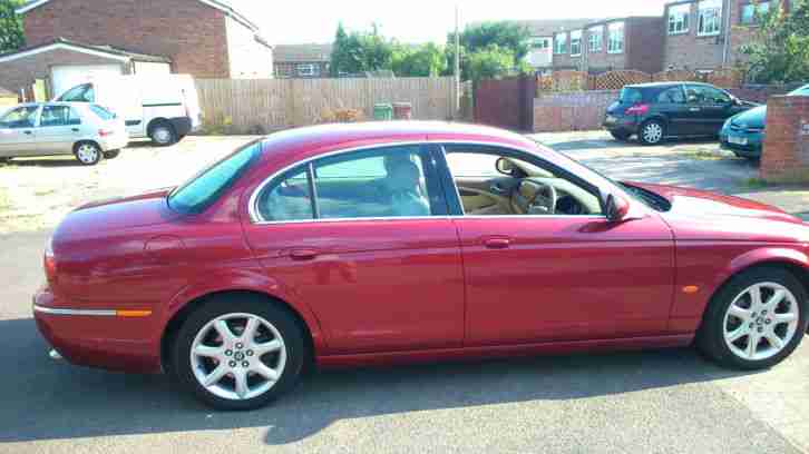 2004 JAGUAR S-TYPE SE DIESEL AUTO RED