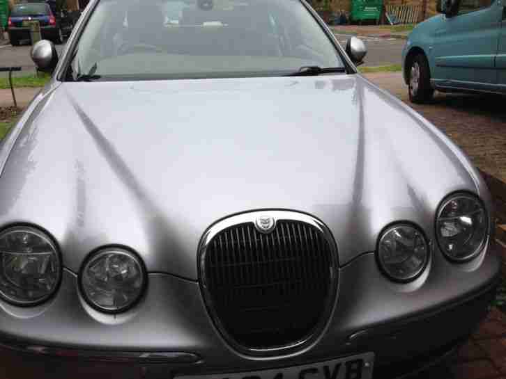 2004 JAGUAR S-TYPE V6 SE AUTO SILVER LEATHER INTERIOR CRUISE CONTROL
