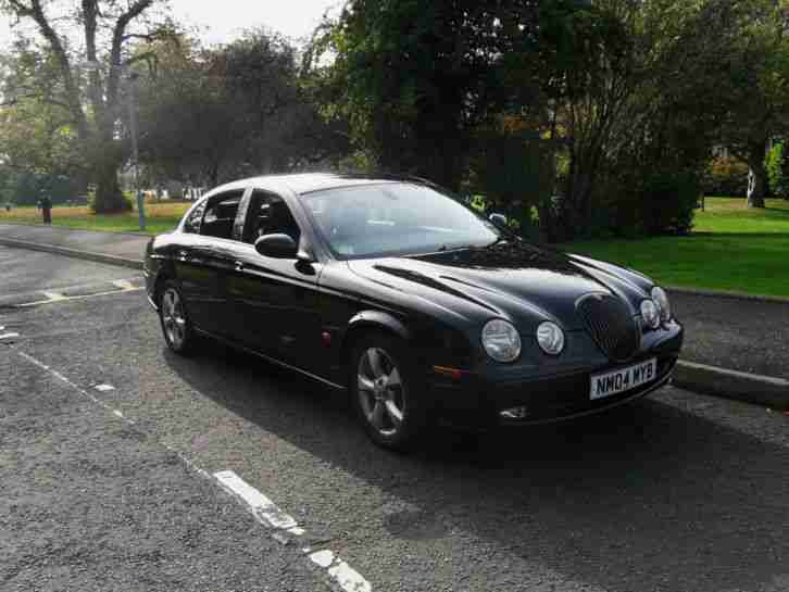 2004 JAGUAR S-TYPE V6 SPORT AUTO BLACK 97,000 miles with service history