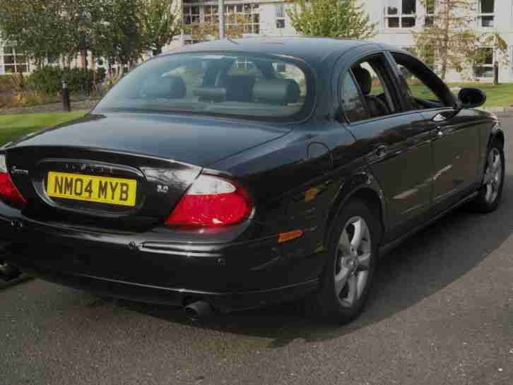 2004 JAGUAR S-TYPE V6 SPORT AUTO BLACK 97,000 miles with service history