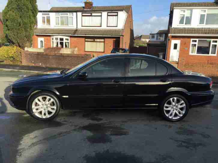 2004 JAGUAR X TYPE V6 BLACK 132k MILES MOT AUGUST 2015 CLEAN CAR DRIVES SUPERB