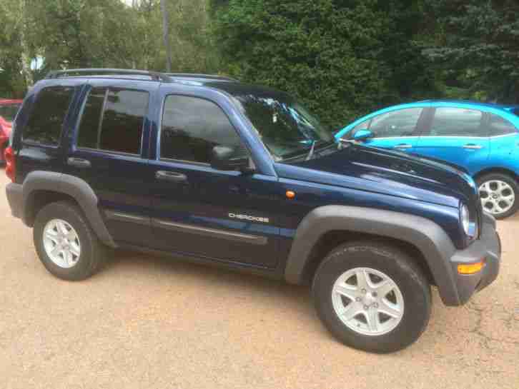 2004 JEEP CHEROKEE 2.8 CRD SPORT AUTO BLUE DIESEL