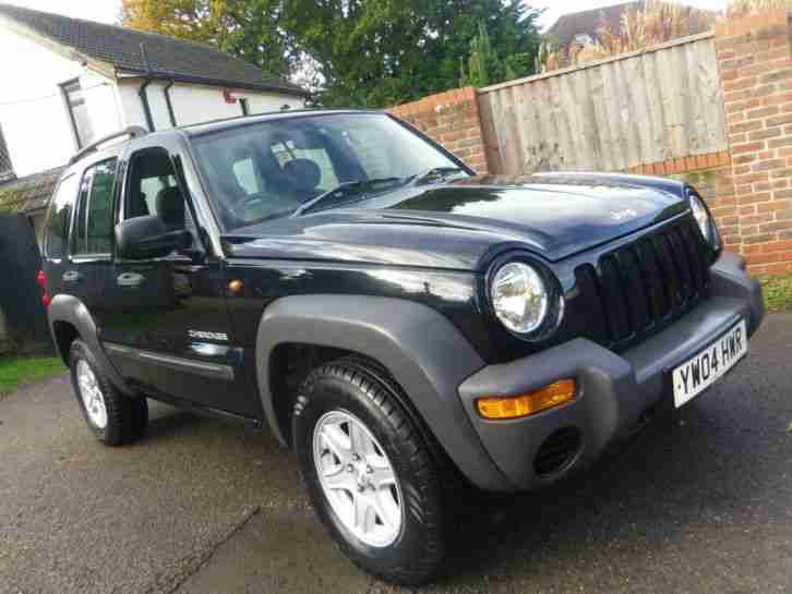 2004 JEEP CHEROKEE CRD DIESEL 4X4 SPORT BLACK ONLY 82,000 MILES