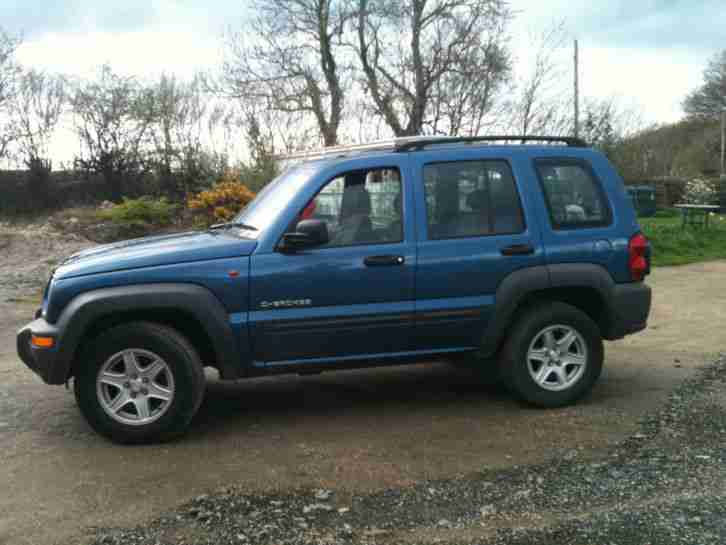2004 JEEP CHEROKEE CRD SPORT AUTO BLUE