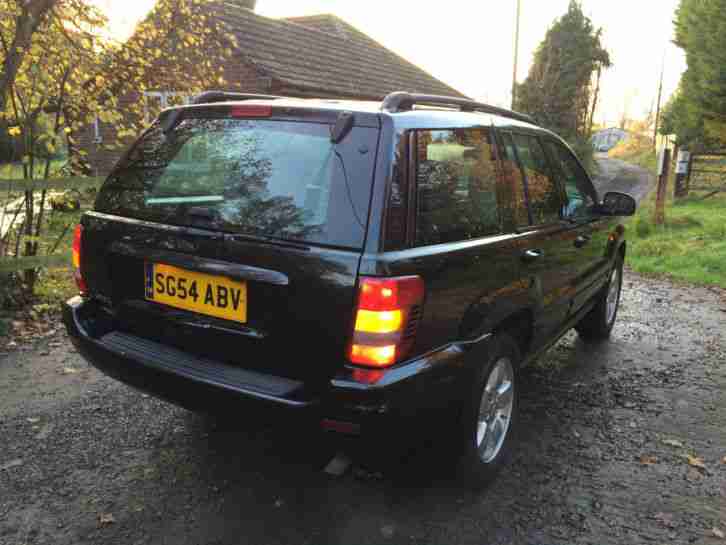 2004 JEEP GRAND CHEROKEE 4.0 LTD A BLACK,77.000 MILES WITH FULL SERVICE HISTORY