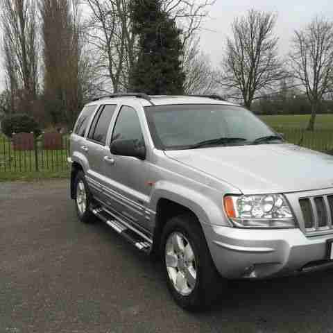 2004 JEEP GRAND CHEROKEE CRD LTD AU SILVER NO RESERVE