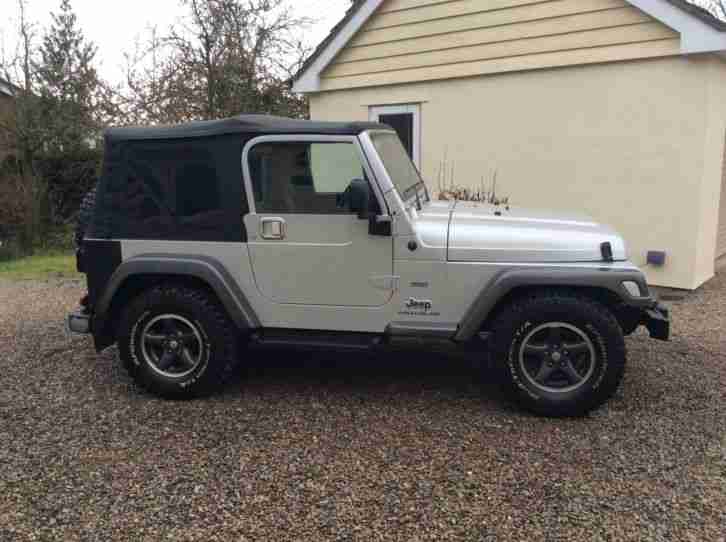 2004 JEEP WRANGLER EXTREME SPORT SILVER