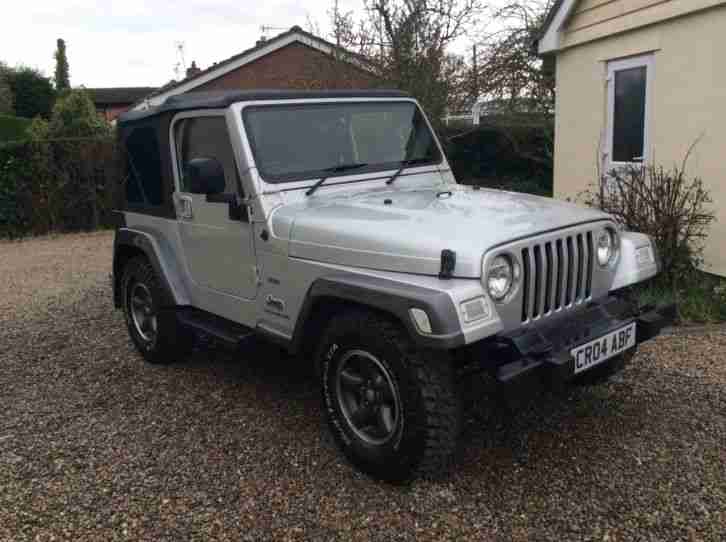 2004 JEEP WRANGLER EXTREME SPORT SILVER 60,000 12 months MOT Superb condition