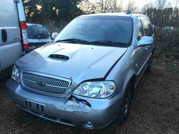 2004 KIA SEDONA L AUTO SILVER DIESEL 2.9 MPV EASY REPAIR SALVAGE DAMAGED REPAIR