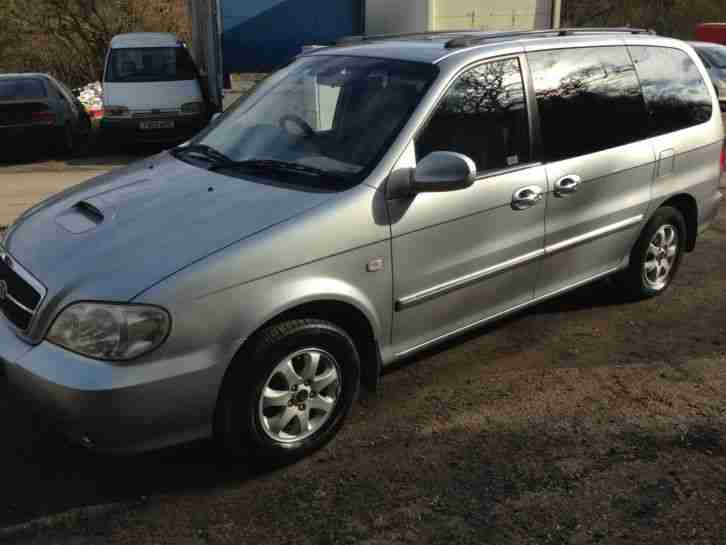 2004 KIA SEDONA SE DIESEL SILVER 1 OWNER FROM NEW 7 SEATER MINT CONDITION