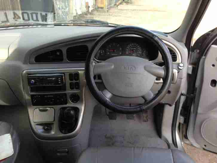 2004 KIA SEDONA SE DIESEL SILVER 1 OWNER FROM NEW 7 SEATER MINT CONDITION