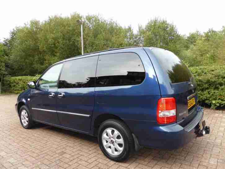 2004 KIA Sedona SE 2.9 Diesel Automatic Blue 6 Seater Grey Leather