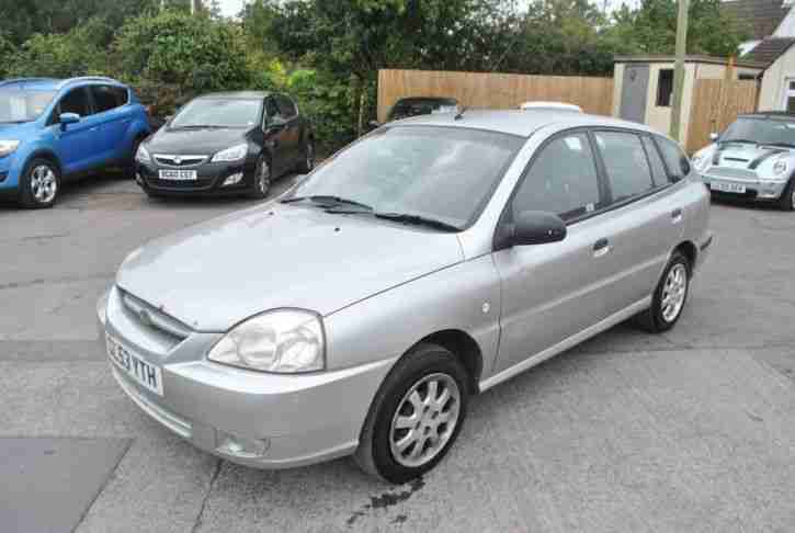 2004 Kia Rio 1.3 Petrol Manual 5 Door Hatchback Silver