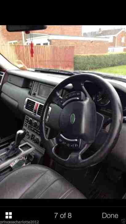 2004 LAND ROVER RANGE ROVER VOGUE V8 AUTO BLACK
