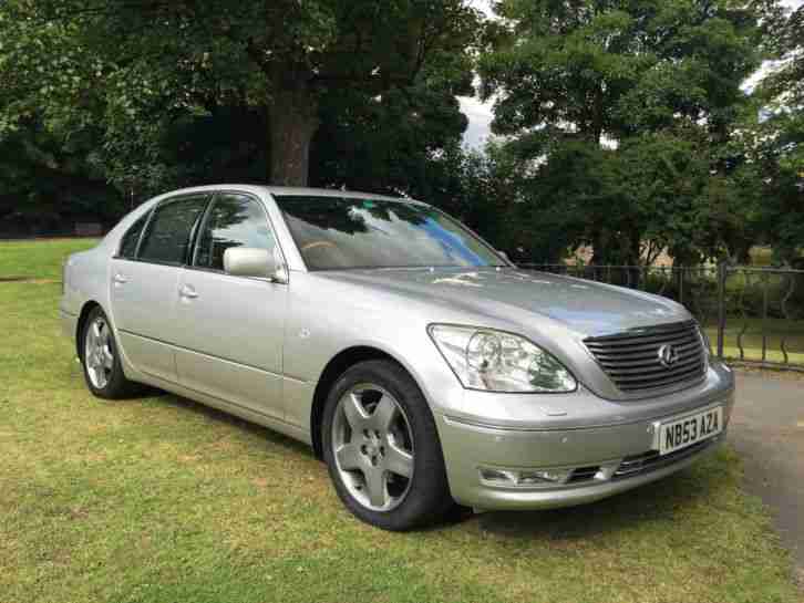 2004 LEXUS LS430 AUTO PALADIO SILVER RUSHMORE LEATHER NO RESERVE STUNNING CAR