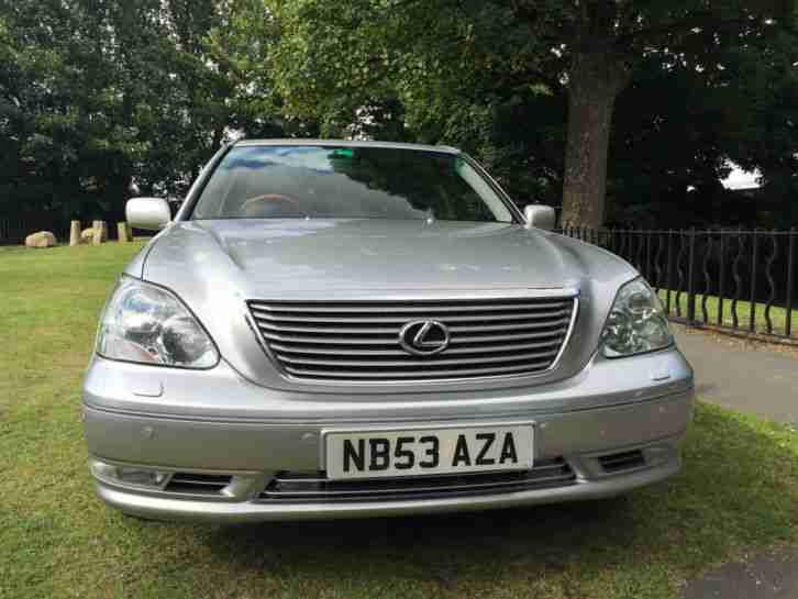 2004 LEXUS LS430 AUTO PALADIO SILVER RUSHMORE LEATHER NO RESERVE STUNNING CAR