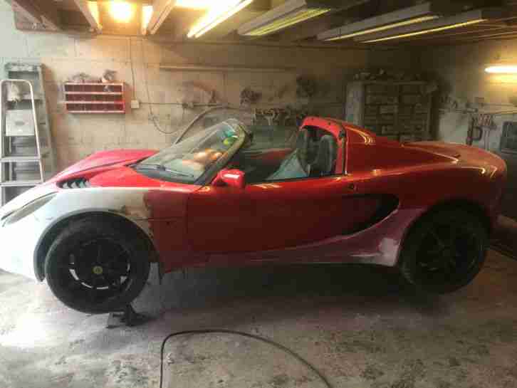 2004 LOTUS ELISE 111R 190 BHP TOYOTA ENGINE TOURING CAT D JUST NEEDS PAINT