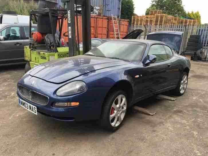 2004 MASERATI 4200 GT COUPE DAMAGED REPAIRABLE SALVAGE