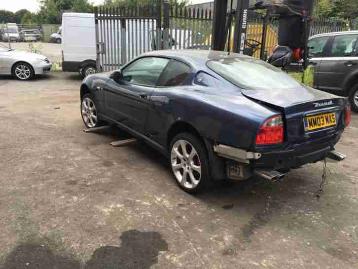 2004 MASERATI 4200 GT COUPE DAMAGED REPAIRABLE SALVAGE