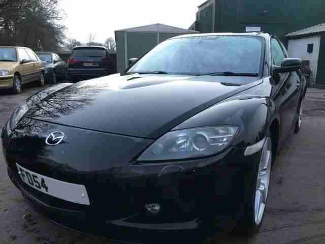 2004 RX 8 231 BLACK 6 SPEED WITH NEW