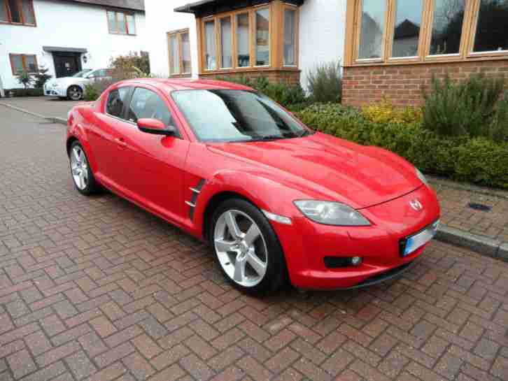 2004 MAZDA RX 8 231 PS, NEW MOT, NIGHTFIRE RED, EXCELLENT CONDITION