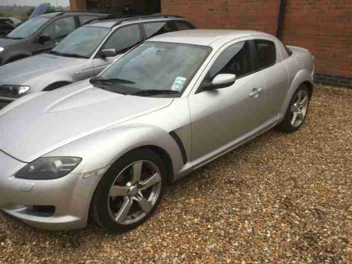 2004 MAZDA RX-8 231 PS SILVER 1 OWNER FROM NEW FSH GENUINE 47,000 MILES