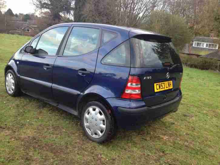 2004 MERCEDES A170 CDI CLASSIC AUTO BLUE