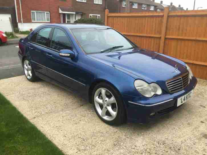 2004 MERCEDES C180 KOMP. AVANTGARDE SE BLUE