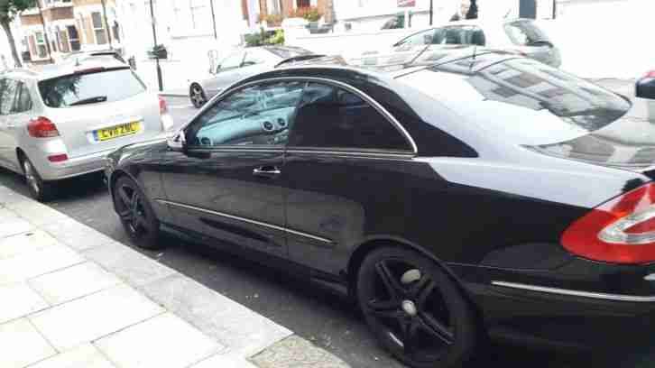 2004 MERCEDES CLK 240 AVANTGARDE AUTO BLACK