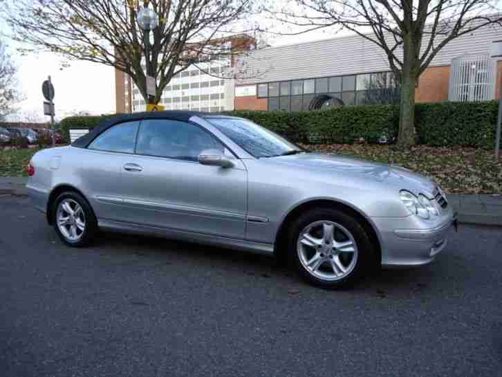 2004 MERCEDES CLK CLK200 KOMPRESSOR AVANTGARDE CONVERTIBLE PETROL