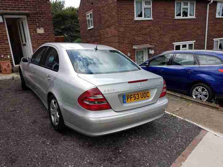 2004 MERCEDES E270 CDI AVANTGARDE AUTO SILVER TURBO DIESEL MOT MARCH 2017