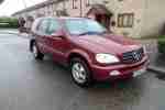 2004 MERCEDES ML270 CDI DIESEL 7 SEATER RED