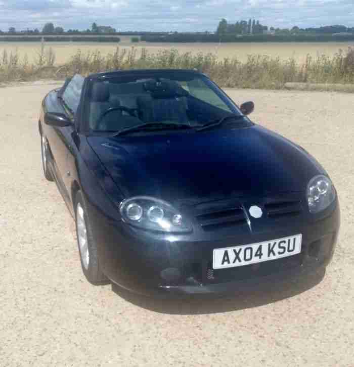 2004 MG TF 1800 SPORTS CONVERTABLE BLACK LOW MILEAGE RE LISTED GENUINE REASON